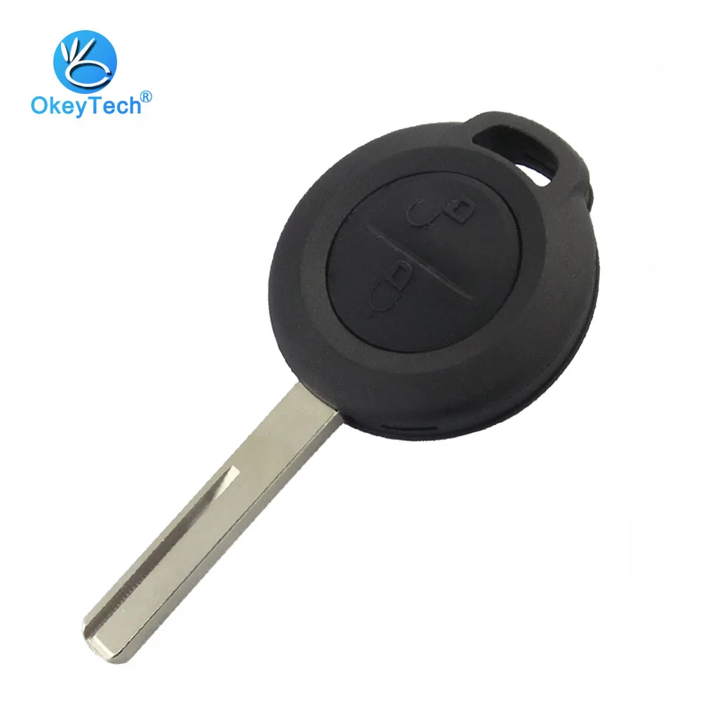 OkeyTech для Mitsubishi Colt Warior Carisma Spacestar, чехол для ключа, 2 кнопки, без вырезания, пустой клинок, замена, чехол для автомобиля, Fob OkeyTech для Mitsubishi Colt Warior Carisma Spacestar, чехол для ключа, 2 кнопки, без вырезания, пустой клинок, замена, чехол для автомобиля, Fob