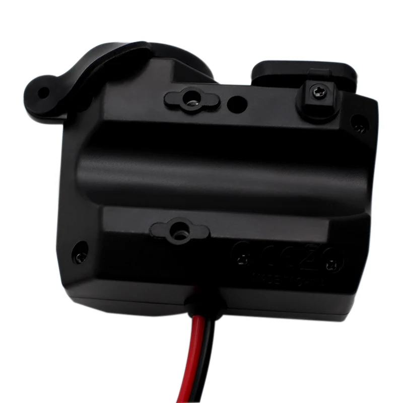 Dual USB Port 12V Waterproof Motocross Motorcycle Handlebar Charger Led 5V 1A 2.1A Adapter Power Supply Socket for Phone Mobile