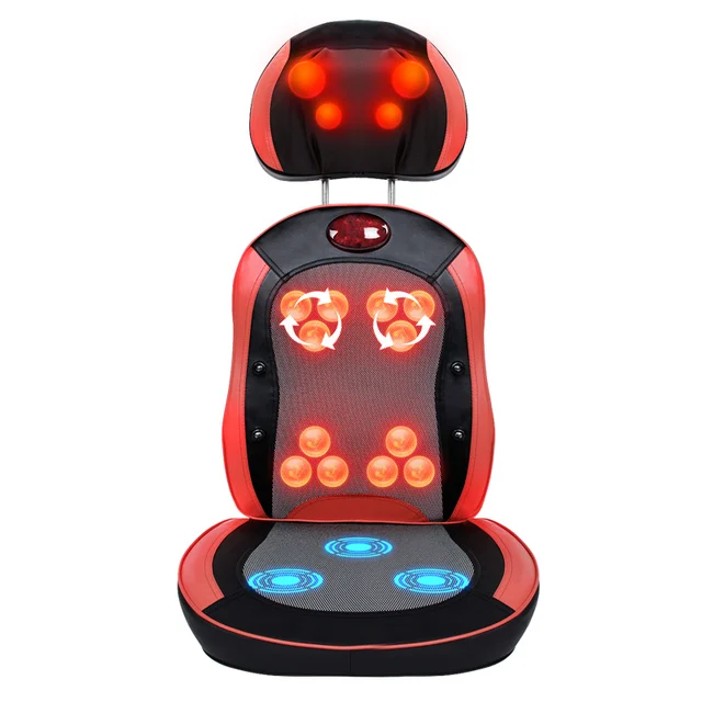 2017 Heating Rolling Kneading Back Massager Shiatsu Massage 2017 Heating Rolling Kneading Back Massager Shiatsu Massage Cushion Infrared Chair Cover