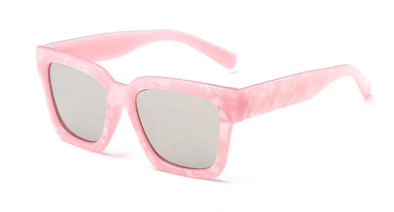 Модные поляризованные солнцезащитные очки для мужчин для вождения унисекс UV400 квадратное зеркало
