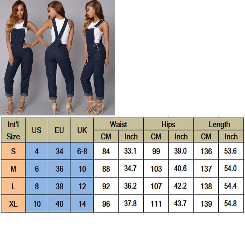 Women's Summer Denim Backless Jumpsuits Casual Loose Jeans Bib Pants with Pocket Ladies Fashion Overall Rompers for Clubwear image 2