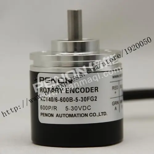 

stock ACT40 / 6-600B-5-30FG2 rotary pulse encoder is not lost 600 pulse solid shaft