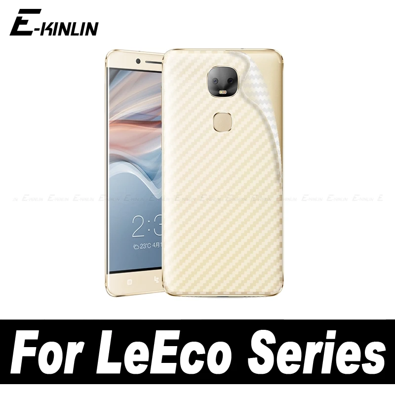 

Soft 3D Carbon Fiber Back Cover Protective Film For Letv LeEco Le Pro 3 Elite AI Edition Max 2 S3 Rear Screen Protector Sticker