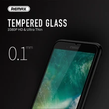 0.1mm ultra thin tempered glass for iPhone 5 5S SE 6 6S 7 8 Plus screen protector transparent toughened glass film cover Remax