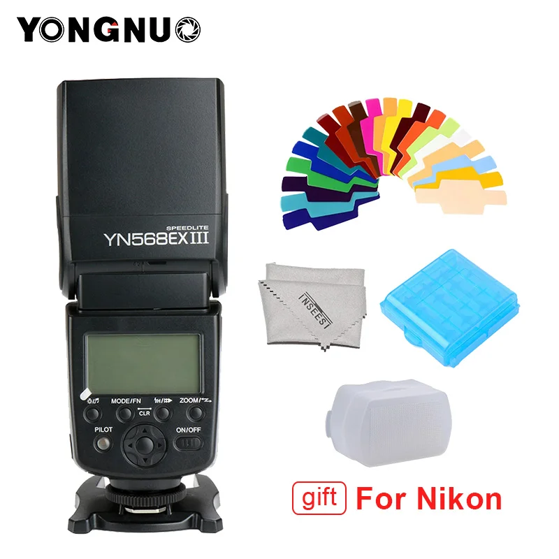 YONGNUO YN568EX III YN568-EX III Беспроводная ttl HSS Вспышка Speedlite для Canon 1100d 650d 600d 700d для Nikon D800 D750 D7100