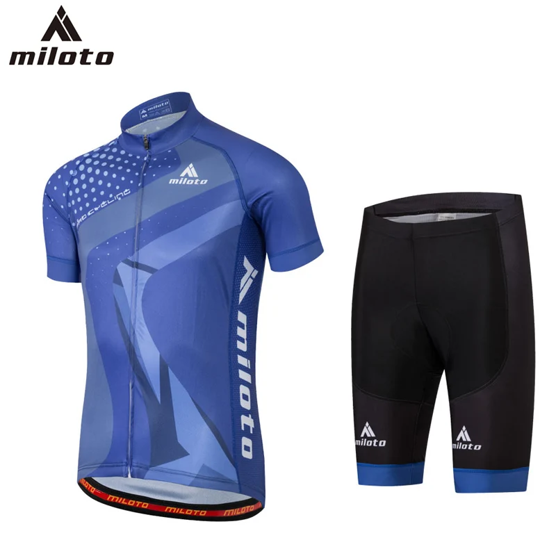 

Miloto Top Quality Cycling Jersey Set maillot Cicliso Bicycle Cycling Clothing Ropa ciclismo Pro Short Sleeve Cycling Jersey Set