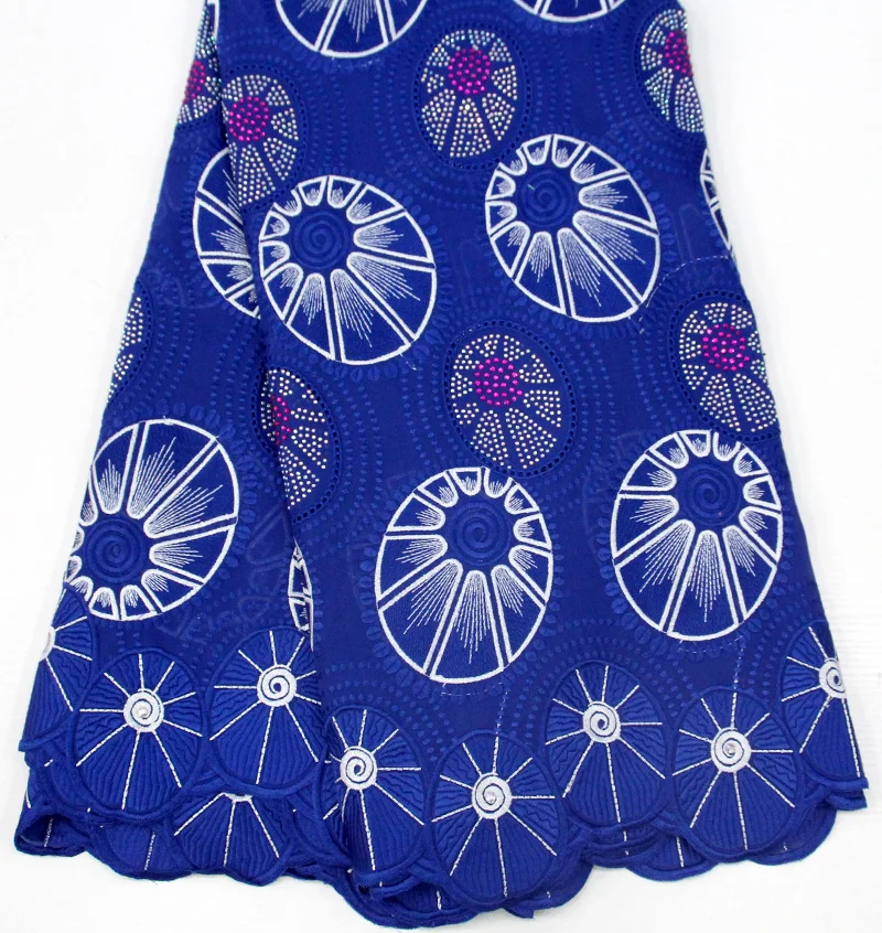 

2018 Latest African Cotton Swiss Voile Lace Fabric With Stone,High Quality African Swiss Voile Lace In Switzerland