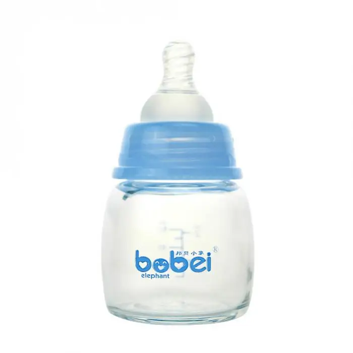 60 мл, 1 шт., бутылочка для кормления новорожденных детей, стандартный размер, бутылочка для кормления детей, стеклянная бутылка под сок, YH-1