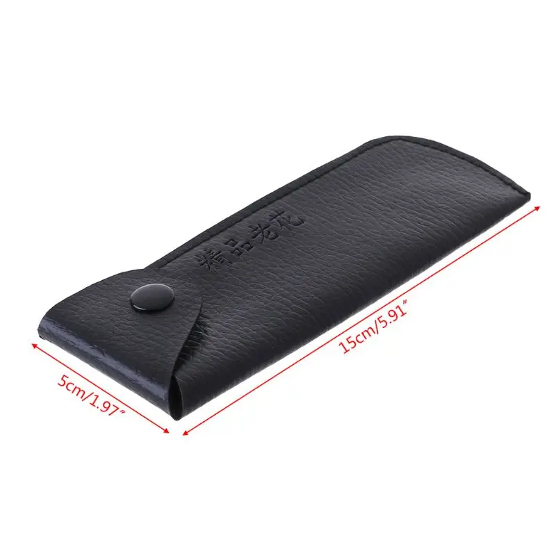 Glasses Bag Reading Glasses Case Portable Outdoor Travel Faux Leather Soft Protective Storage Lightweight Spectacles Eyewear