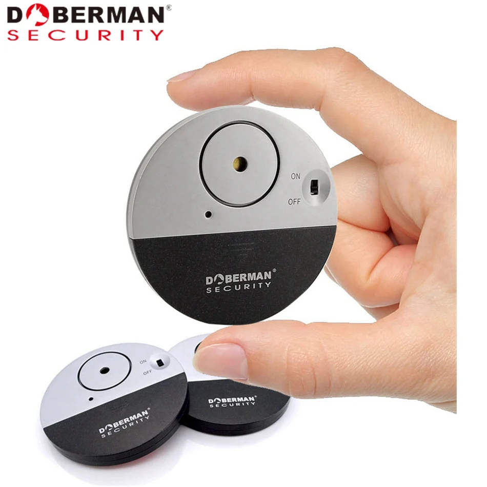 DOBERMAN безопасности SE-0106 запись защитник с колокольчиком дома электронный Беспроводной сенсор вибраций дома охранной сигнализации двери окна