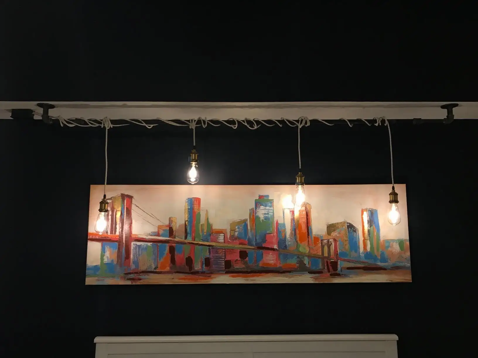 Grensk Vintage Mini Pendant Light E26 E27 Base de Tecido Preto Cordão Pendurado Kit de Luz para Corredor de Casa Escritório Estúdio Quarto 8 Grensk vintage mini luz pingente e26 e27
