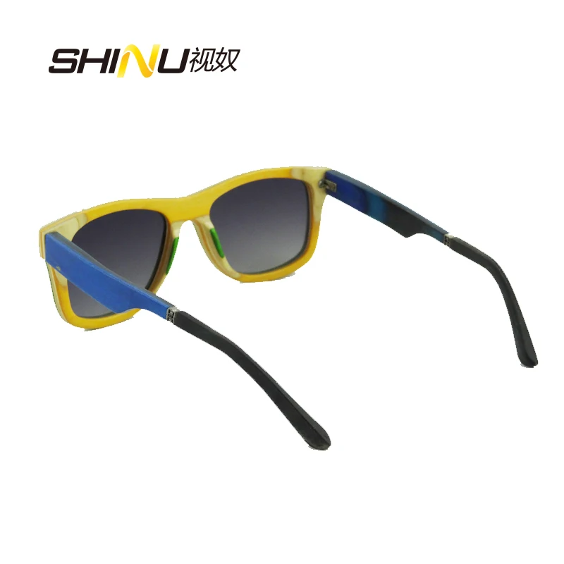 Новые классные спортивные очки солнцезащитные очки, Дерево Солнцезащитные очки унисекс для UV400 защита 68043