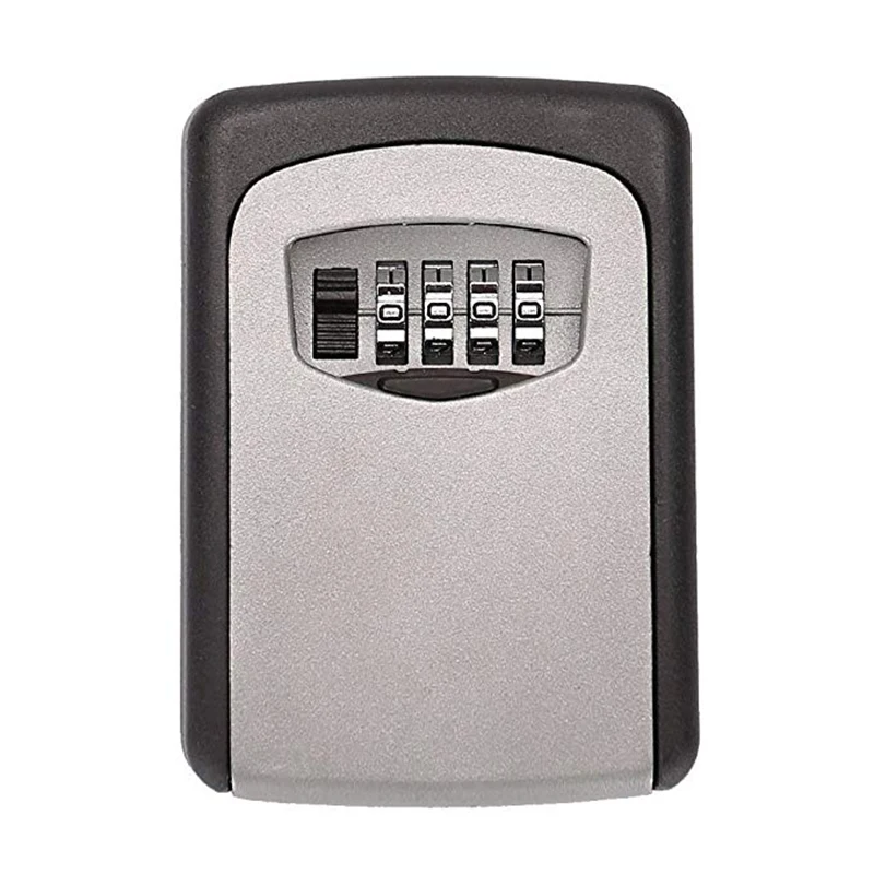 

Combination key lock storage box 4-digit password lock box wall-mounted lock box is very suitable for home spare room key