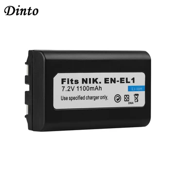 

Dinto 1100mAh EN-EL1 ENEL1 EN EL1 Rechargeable Digital Camera Battery for Nikon Coolpix 775 880 995 4300 4500 4800 5400 5700