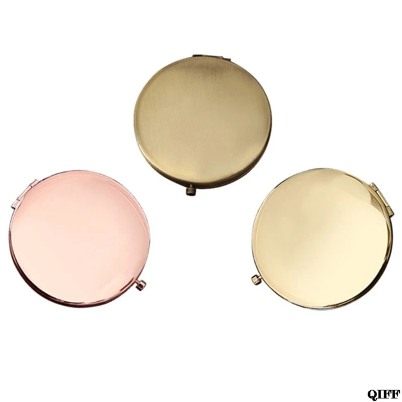 DIY Набор для вышивания компактное карманное цветочное зеркало для макияжа двухстороннее складное женское винтажное косметическое зеркало ручной работы подарок Jun13