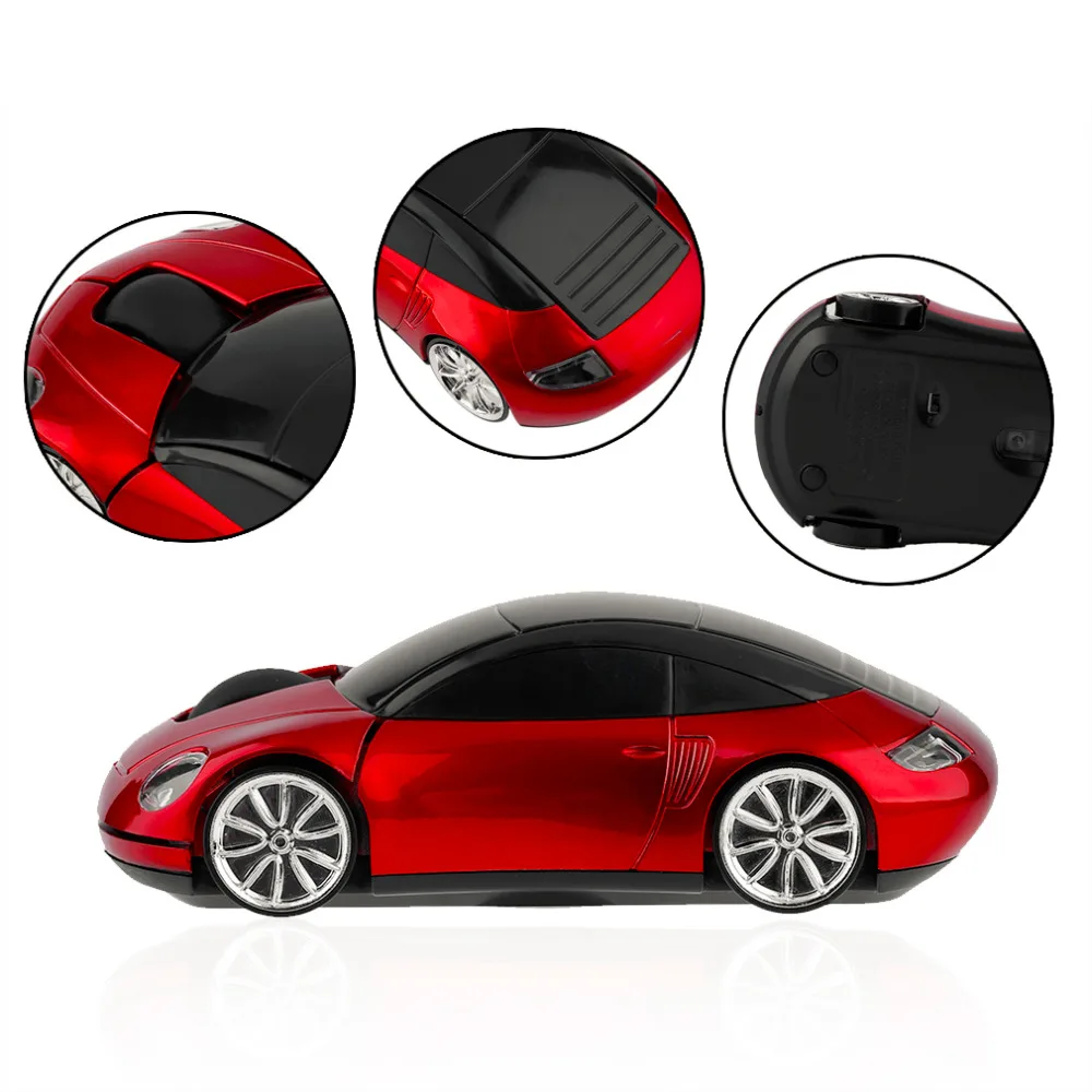 Fashion Creative 2.4GHZ Wireless Car Shape Mouse 1600DPI Wireless
