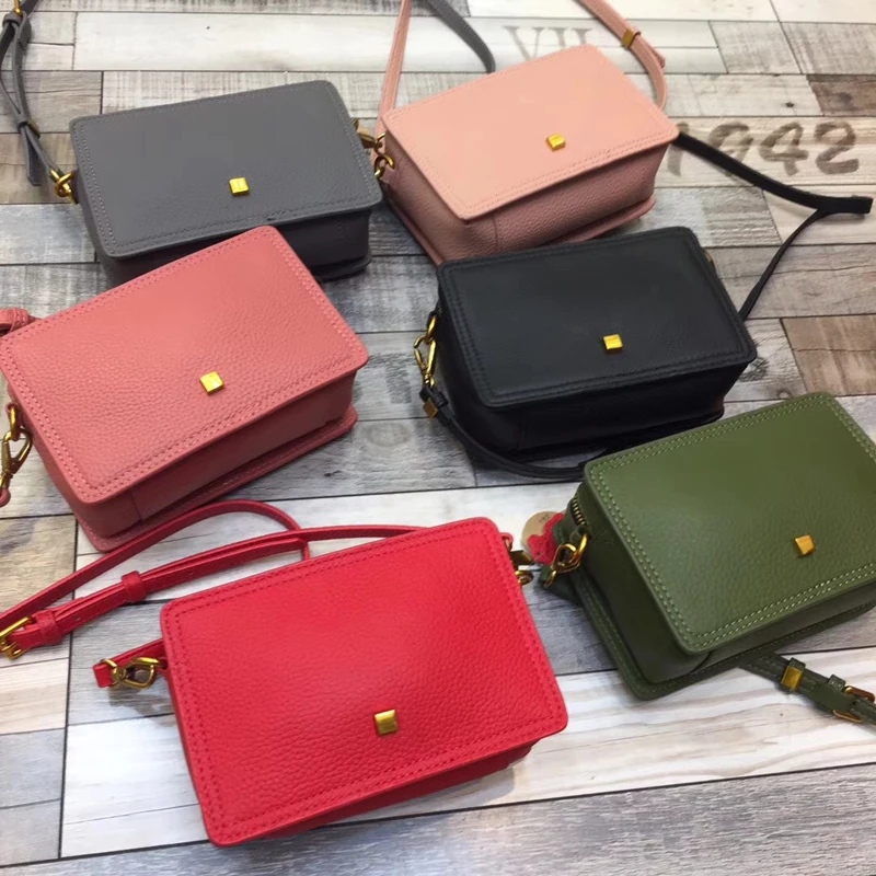 

New Big Capacity Genuine Leather Casual Flap Bag Day Clutch Bag Ladies Shoulder Bag Purse Crossbody Messenger Bag