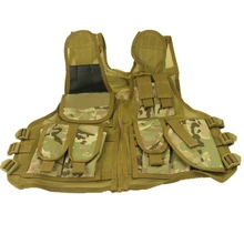 Тактические жилеты Outdoort охотничьи рыболовные аксессуары Камуфляжный жилет много карманов облегченная модульная система переноски снаряжения для страйкбола сетчатый жилет