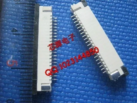 

22pin 1.0pitch SMT connect up FFC/FPC connector LCD screen interface.Flat Soft cable Connector Socket Horizontal type ROHS