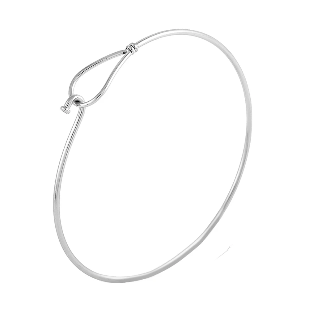 IJB0438 50 шт. заводская цена 316L Нержавеющая сталь Шарм кабель для принадлежностей браслеты для женщин