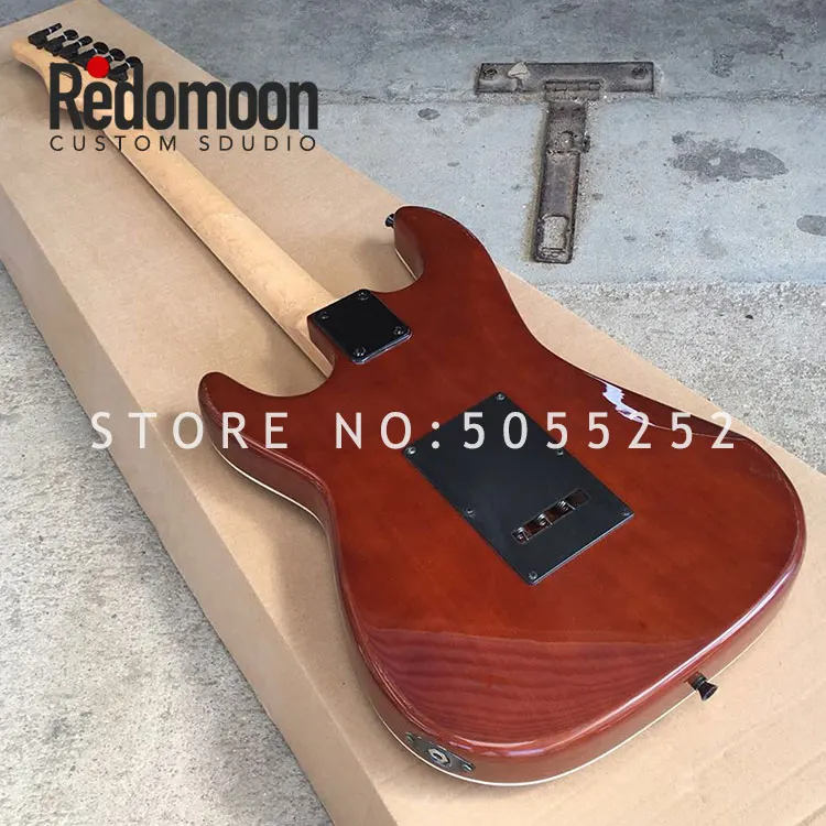 Factory custom guitar 6 strings electric guitar with Bird Eyes neck flamed maple top musical instrument shop