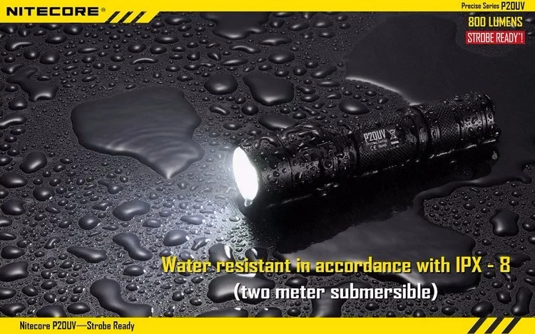 NITECORE P20 P20UV CREE U2 светодиоды ультрафиолетовая Экипировка силовые военные уличные походные охотничьи Тактические фонарики