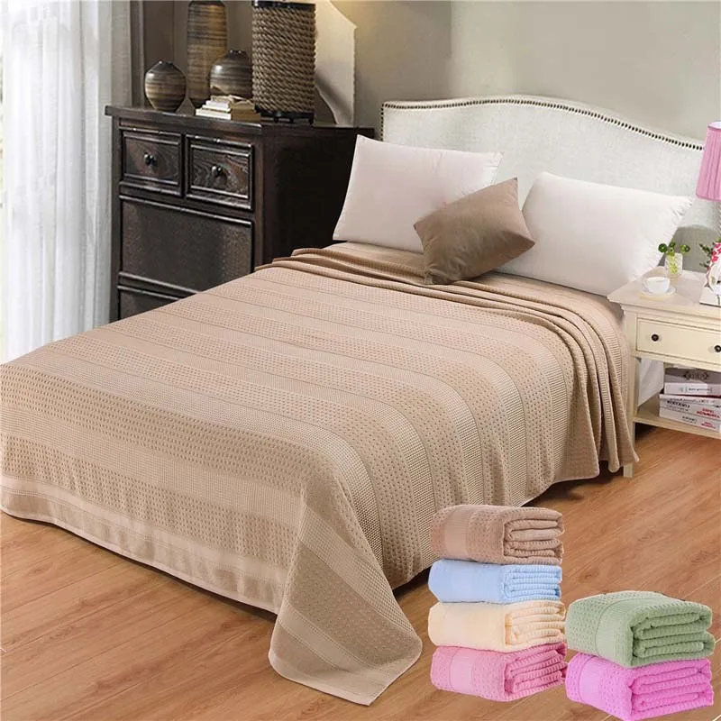 

Thick Cotton Blanket Bath Towel Towelling Coverlet Sofa Rug Throw Blankets Air-conditioned Room Quilt