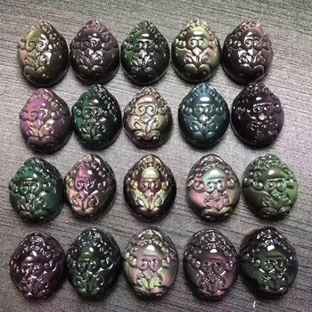 

Open natural eye color obsidian brave pendant necklace pendant men bracelet crystal accessories influx of people