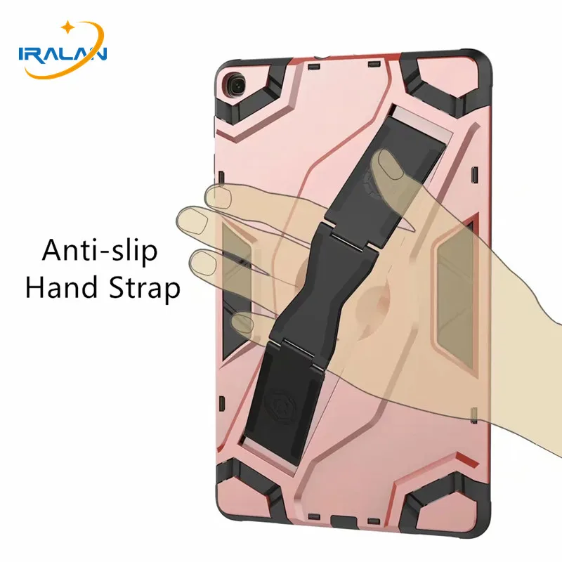 

Shockproof Armor Hard Back Cover for Samsung Galaxy Tab A A 10.1 2019 SM-T510 SM-T515 T510 T515 Hand Strap Stand Case+Film+Pen
