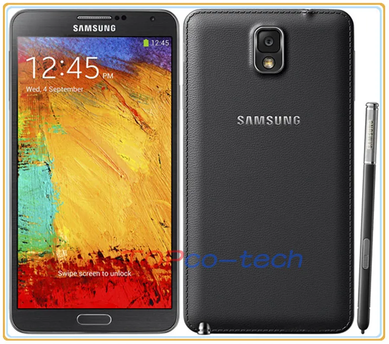 Samsung Galaxy Note 3 N9005 разблокированный Android мобильный телефон четырехъядерный 5," 13MP wifi gps 3g& 4G GSM SM-N9005 32GB rom