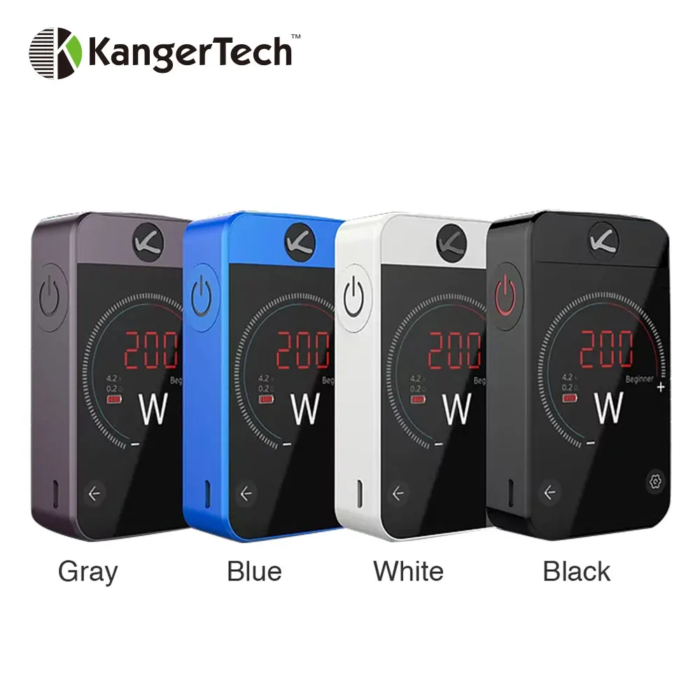 

Original Kangertech Pollex 200W Touch Screen TC MOD Built-in 3500mAh Battery Max 200W Output Pollex MOD Vape Vs CUBOID PRO Mod
