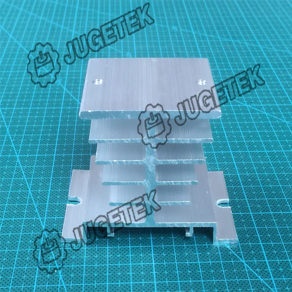 

1pcs/lot 80mm length 49mm width 50mm height High Quality Super Heat Conduction Aluminum Silver Heatsink