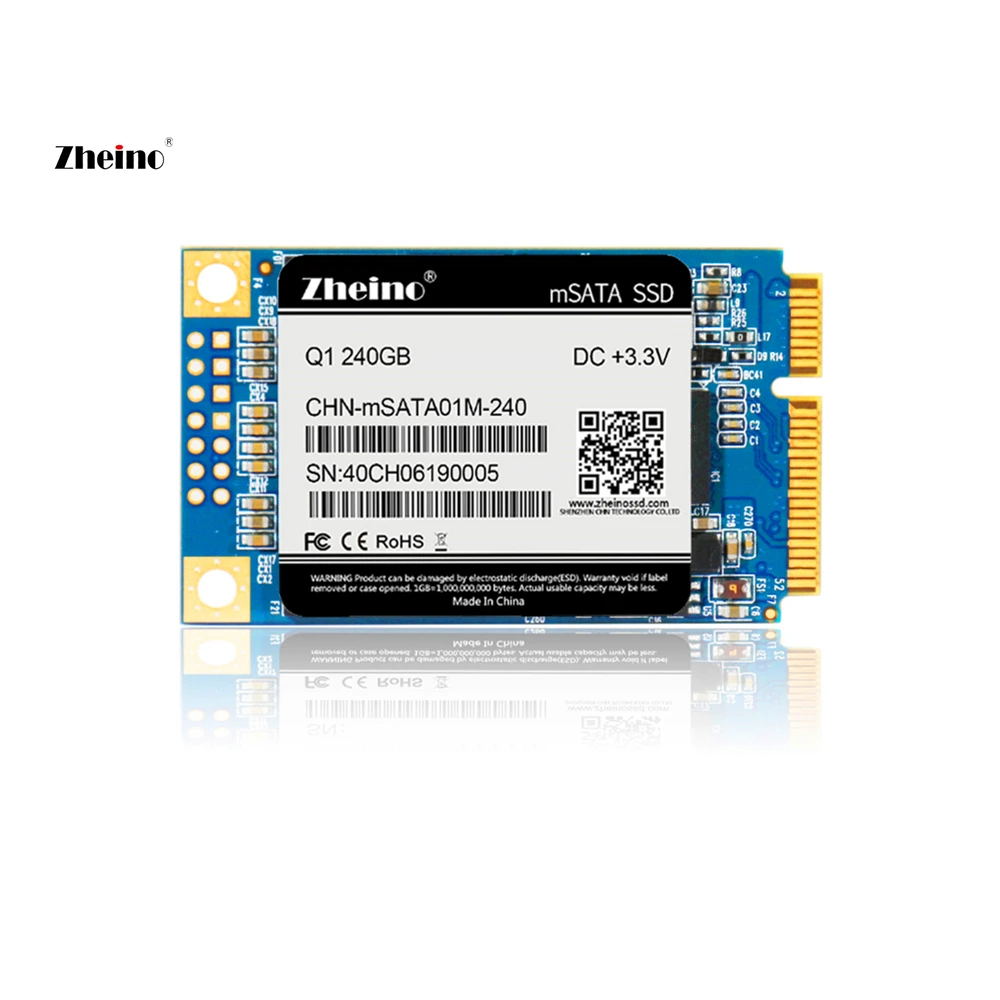 

mSATA 240GB SSD Hard Disk Dirve 2D MLC NAND Flash Memory Zheino Q1 Internal Solid State Disk Drive For PC LAPTOP Mini Tablet PC