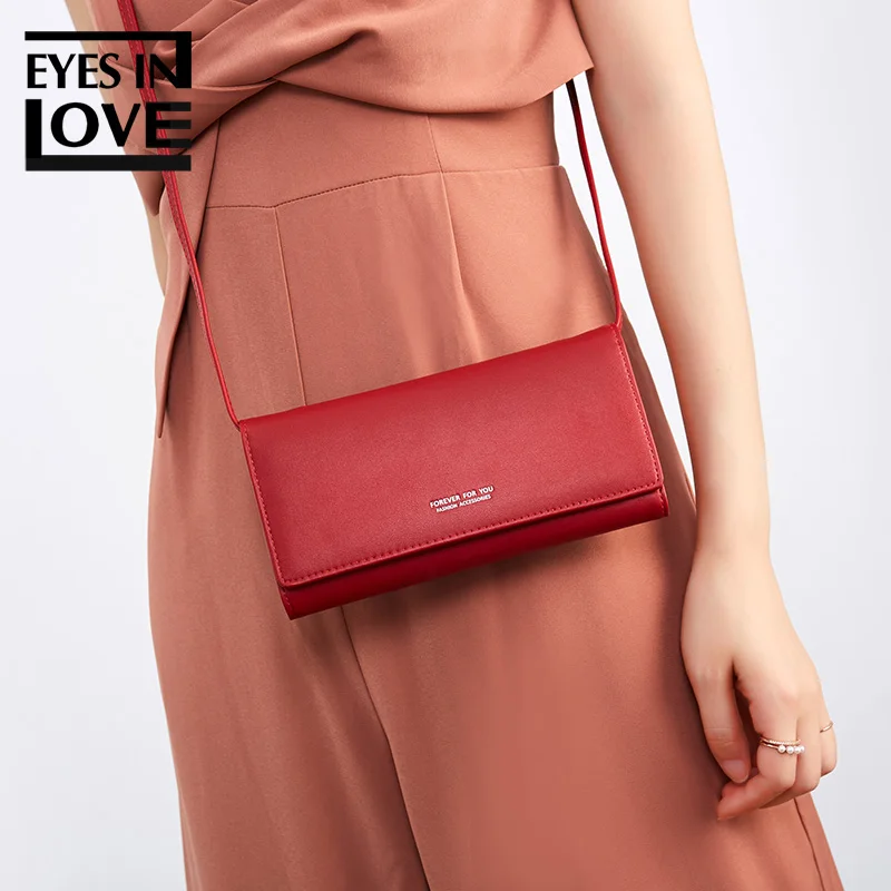 

Multi-functiona Small Shoulder Bag & Clutch For Ladies Phone Purse Brand Designer Leather Female Crossbody Messenger Bag Women