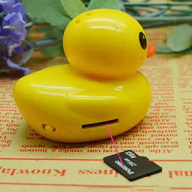 Portable Duck USB Mini Digital MP3 Music Player Support TF Card Digital