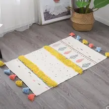 Уникальный коврик с кисточками, коврик для двери, коврик для гостиной, милый коврик