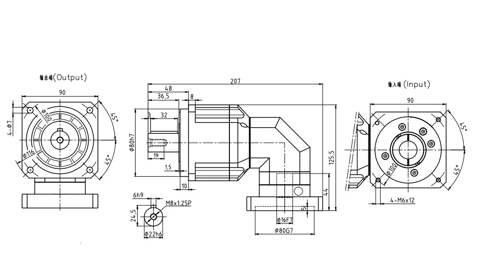 TMR090-L2-S2-P2 16-80-100