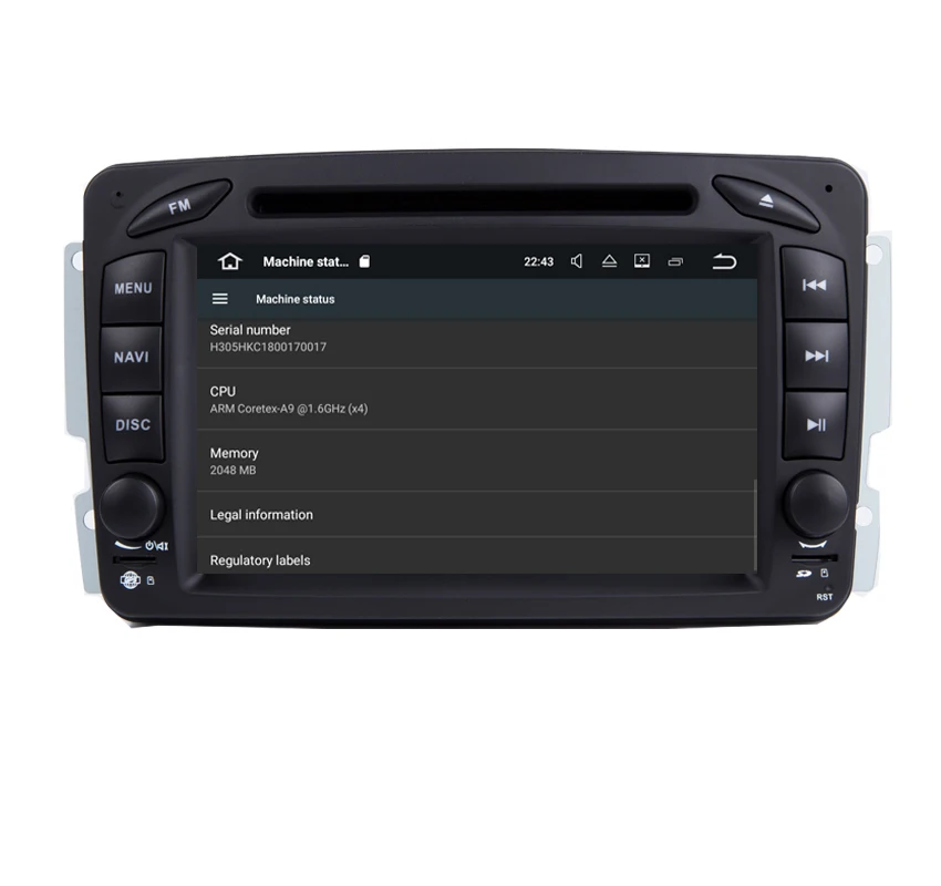 Android 7.1.1 7 дюймов Автомобильный dvd-плеер для Mercedes Benz W209 W203 W163 W463 Viano W639 Vito Wifi 3g gps Bluetooth радио