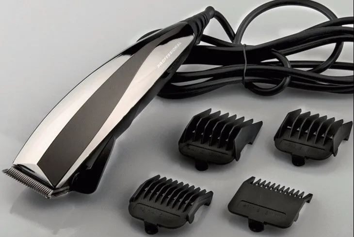 Professional AC Hair Clipper Electric Adjustable Trimmer Barber Clippers Hair Styling Tools For Adult Children With 4 combs5