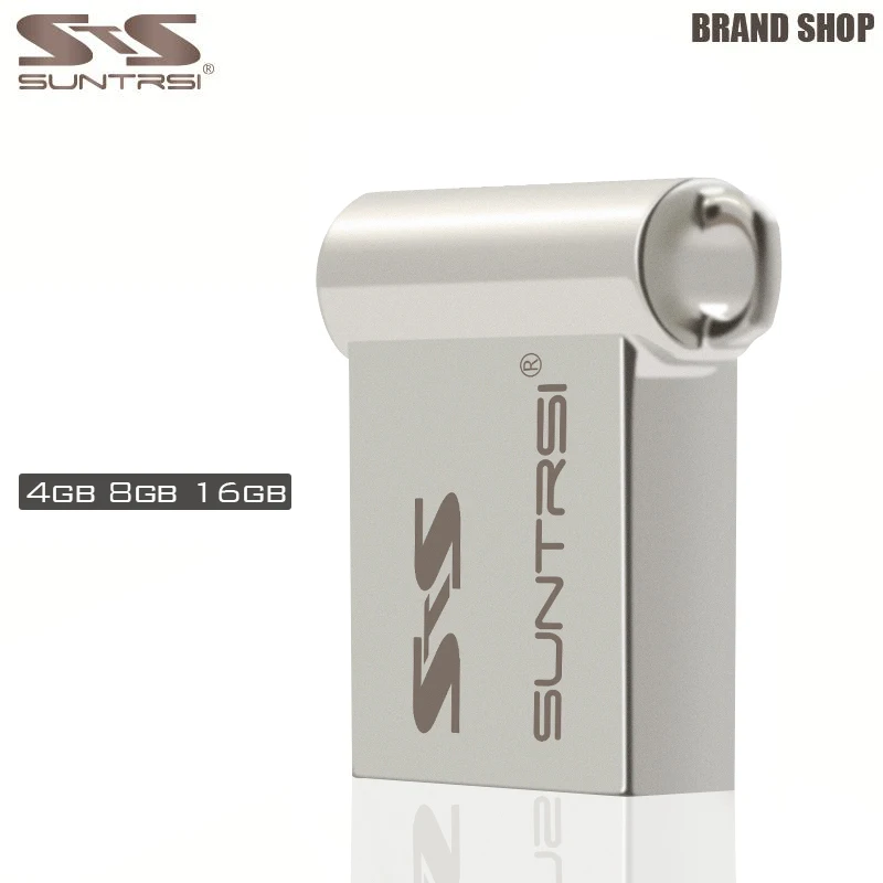 Suntrsi мини Флешка 32 ГБ Usb флэш накопитель металлический 100% оригинальная реальная