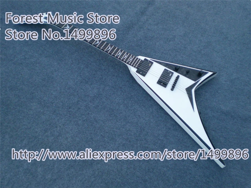 

Hot Selling Chinese White Jackson Electric Guitars Mahogany Body & Neck Guitar Free Shipping