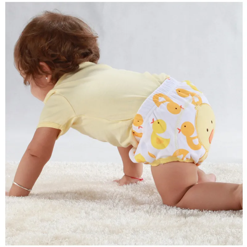 En gros 6 pièces/lot 3 couches combinaison bébé formation pantalon garçon pipi apprentissage sous-vêtements fille slips infantile couches couches (lot de 6)