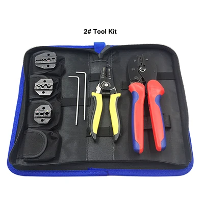 Crimping Tools Kit Multitool Engineering Ratchet Terminal crimping pliers+Screwdriver+Wire Stripper hand tools set Crimper Tool - Цвет: 2 Tool Kit