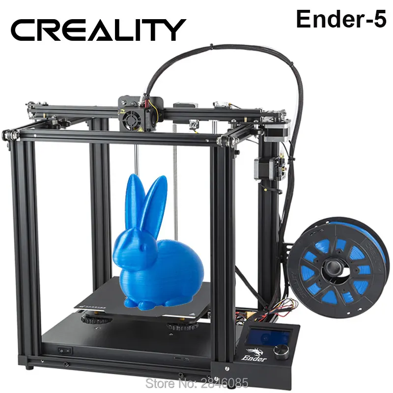 CREALITY 3D طابعة Creality Ender-5 مع اندي مستقرة الطاقة ، V1.1.3 اللوحة ، المغناطيسي بناء لوحة ، خارج السلطة استئناف
