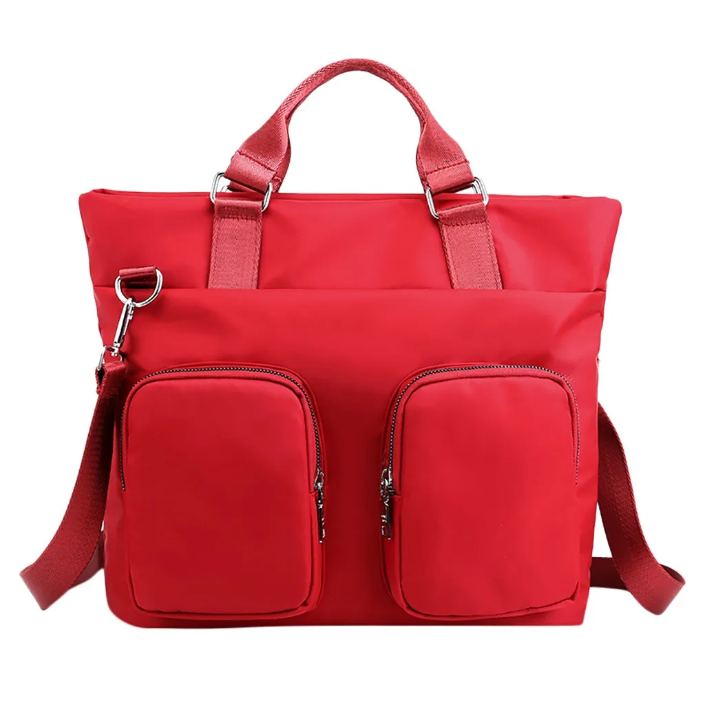 Aelicy женская сумка на плечо большая емкость для путешествий на открытом воздухе водонепроницаемая нейлоновая тканевая сумка многофункциональная сумка для женщин - Цвет: Red