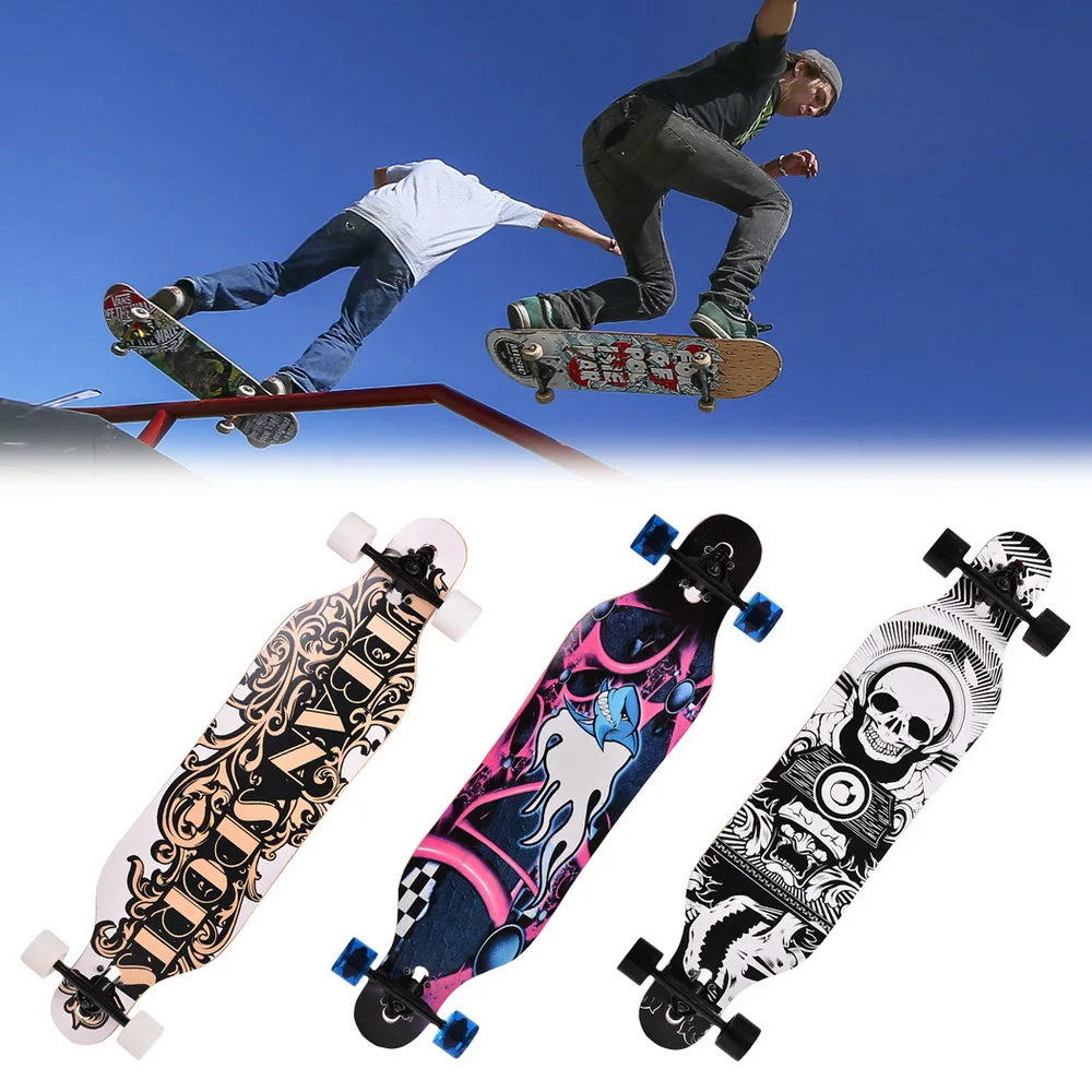 New 41 inch Canadian Maple Professional Skateboard Road Longboard Skate Board 4 Wheel Downhill Street Long Board New 41 inch Canadian Maple Professional Skateboard Road Longboard Skate Board 4 Wheel Downhill Street Long Board