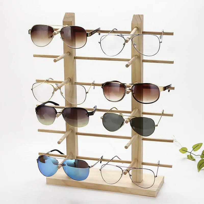 1 шт. деревянный стеллаж для солнцезащитных очков деревянный прочный держатель для очков для шоу магазин NYZ