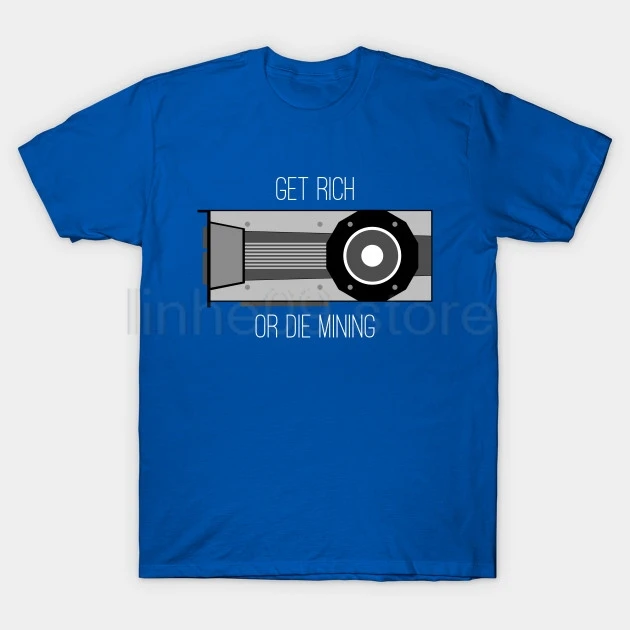 GILDAN Get Rich or Die font b Mining b font font b Crypto b font