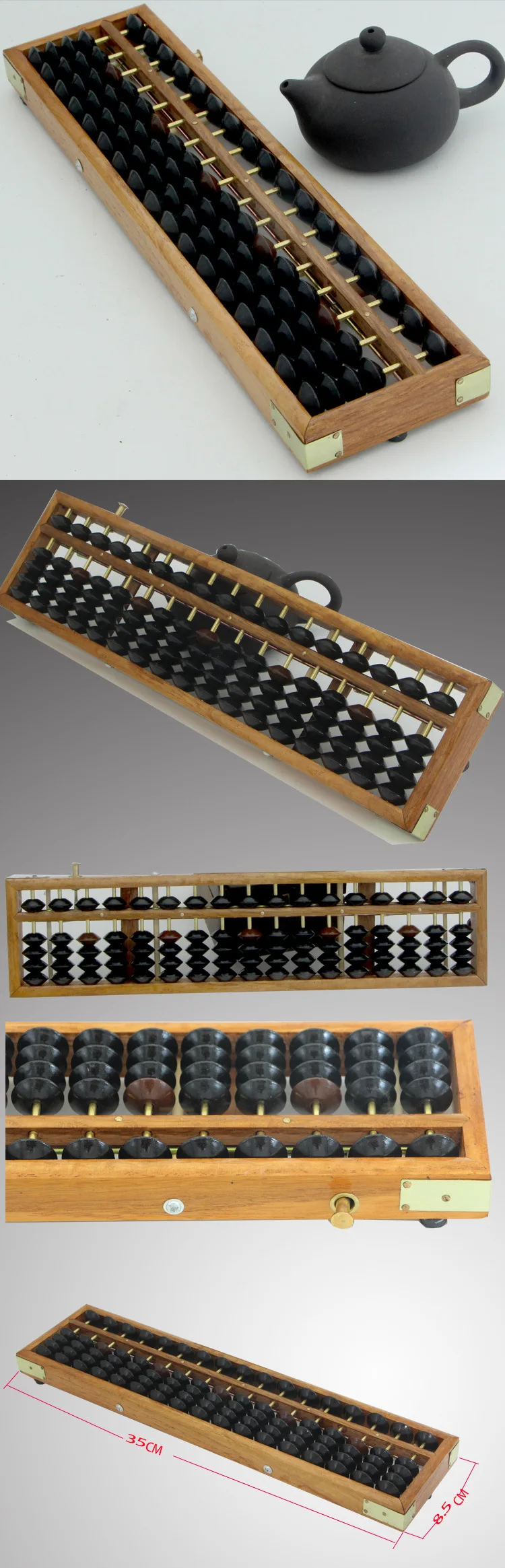 17 Колонка деревянный Soroban Abacus китайский детский Abacus банк бухгалтерия инструменты дети компьютерное оборудование Abacus Математические Игрушки