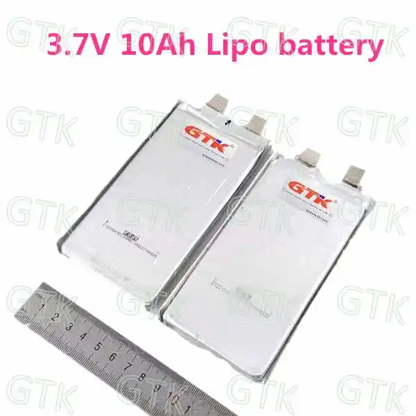 20 шт gtk lipo cell 3,7 v 10ah Литий-Полимерный Аккумулятор bateria 3,7 v 30A литий-полимерный аккумулятор для самостоятельной сборки электровелосипеда